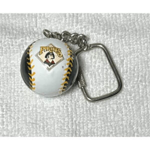 Vintage MLB PITTSBURGH PIRATES Baseball Sports Brat Keychain 1986 J.F.S.